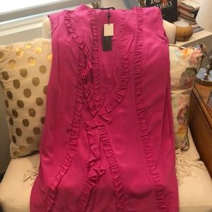Brand new pink Bcbg ruffle dress